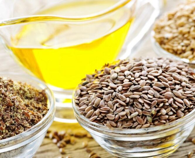 High -pressure flax seeds